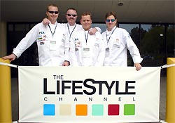Team South Burnett outside the competition venue