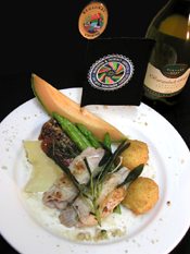 Pork Involtini with Arrancini 