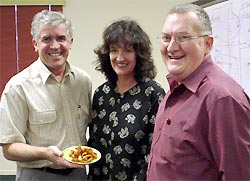 John Coward, Wendy Morgan and Terry McMahon 